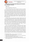 Research paper thumbnail of Osmanlı'nın Son Döneminde Manzum Bir Nasihat-nâme: Maksûd-ı Nasihat - Murat Ak