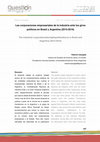 Research paper thumbnail of Las corporaciones empresariales de la industria ante los giros políticos en Brasil y Argentina (2015-2016)