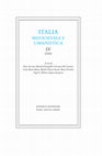 Research paper thumbnail of La galileiana Lettera a Cristina di Lorena nella versione latina di Elia Diodati. Osservazioni sul lessico, fra tradizione dei classici e prima modernità, «Italia medioevale e umanistica», 55 (2014), pp. 225-287.