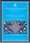 Research paper thumbnail of Presentazione del volume: Palaeography Between East&West