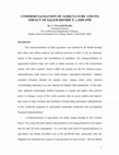 Research paper thumbnail of Commercialisation of Agriculture and its impact of Salem District