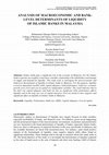 Research paper thumbnail of ANALYSIS OF MACROECONOMIC AND BANK- LEVEL DETERMINANTS OF LIQUIDITY OF ISLAMIC BANKS IN MALAYSIA