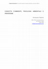 Research paper thumbnail of CONCETTO D'AMBIENTE, PSICOLOGIA AMBIENTALE E PERCEZIONE