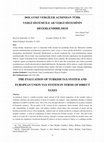 Research paper thumbnail of DOLAYSIZ VERGİLER AÇISINDAN TÜRK VERGİ SİSTEMİ İLE AB VERGİ SİSTEMİNİN DEĞERLENDİRİLMESİ /THE EVALUATION OF TURKISH TAX SYSTEM AND EUROPEAN UNION TAX SYSTEM IN TERMS OF DIRECT TAXES