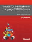 Research paper thumbnail of Transact-SQL Data Definition Language (DDL) Reference