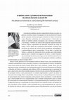 Research paper thumbnail of O debate sobre o problema da historicidade da ciência durante o século XX  - Autor: Rodolfo Batista (UFMG)