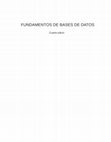 Research paper thumbnail of FUNDAMENTOS DE BASES DE DATOS Cuarta edición