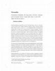 Research paper thumbnail of The Sung Home by Wendelmoet Hamelink (book review - nirxandin)