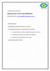 Research paper thumbnail of Reducao de Custos nas Empresas