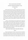 Research paper thumbnail of Bildiri- TÜRK ROMANINDA KUZEYDOĞU ANADOLU