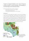 Research paper thumbnail of Towards an integrated database for the study of long-term settlement dynamics, economic performance and demography in the Pontine Region and the hinterland of Rome