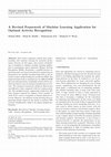 Research paper thumbnail of A revised framework of machine learning application for optimal activity recognition