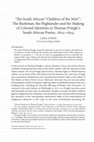 Research paper thumbnail of "The South African 'Children of the Mist'": The Bushman, The Highlander and the Making of Colonial Identity in Thomas Pringle's African Poetry'