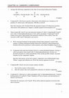 Research paper thumbnail of CHAPTER 16: CARBONYL COMPOUNDS 1 1. Arrange the following compounds in the order of increasing boiling point. Explain