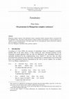 Research paper thumbnail of On pronouns in Hungarian complex sentences