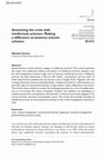 Research paper thumbnail of Answering the crisis with intellectual activism: Making a difference as business schools scholars