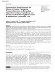 Research paper thumbnail of Comparative Study Between the Effects of Kinesio Taping and Pressure Garment on Secondary Upper Extremity Lymphedema and Quality of Life Following Mastectomy: A Randomized Controlled Trial