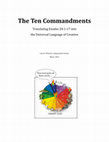 Research paper thumbnail of The Ten Commandments: Translating Exodus 20:1-17 into the Universal Language of Creation