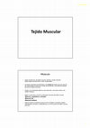 Research paper thumbnail of Tejido Muscular