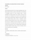 Research paper thumbnail of Unamendability and Constitutional Identity in the Italian Constitutional Experience