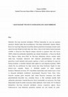 Research paper thumbnail of "ARAP BAHARI" ÖNCESİ VE SONRASINDA RUS-ARAP İŞBİRLİĞİ