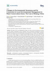 Research paper thumbnail of Changes in Environmental Awareness and Its Connection to Local Environmental Management in Water Conservation Zones: The Case of Beijing, China