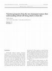 Research paper thumbnail of Nutrition perspective from the view of pregnant women: their understanding of fetal well-being relative to their diet