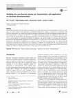 Research paper thumbnail of Studying the non-thermal plasma jet characteristics and application on bacterial decontamination