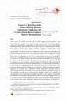 Research paper thumbnail of Editörden: Çatışma ve Kriz Sürecinde Yoğun Kitlesel Akışlara Uluslararası Toplumun Bir Cevabı Olarak Küresel Göç ve Mülteci Mutabakatları