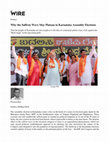 Research paper thumbnail of Why the Saffron Wave May Plateau in Karnataka Assembly Elections