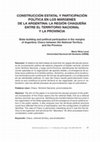 Research paper thumbnail of CONSTRUCCIÓN ESTATAL Y PARTICIPACIÓN POLÍTICA EN LOS MÁRGENES DE LA ARGENTINA: LA REGIÓN CHAQUEÑA ENTRE EL TERRITORIO NACIONAL Y LA PROVINCIA