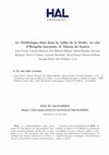 Research paper thumbnail of Le Néolithique final dans la vallée de la Deûle. Le site d'Houplin-Ancoisne, le Marais de Santes. Marais de Santes