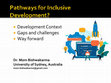 Research paper thumbnail of Pathways for Inclusive Development