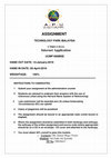 Research paper thumbnail of CT069-3-M-IA Internet Application | Sandy's Bakery