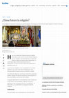 Research paper thumbnail of ¿Tiene futuro la religión?