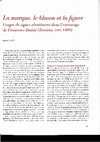 Research paper thumbnail of "La marque, le blason et la figure. Usages de signes identitaires dans l'entourage de Francesco Datini (Toscane, vers 1400)", in Images de soi dans l'univers domestique, XIIIe-XVIe siècle, G. Bartholeyns, M. Bourin, P.-O. Dittmar eds., Rennes, Presses universitaires de Rennes, 2018, p. 191-207