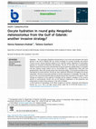 Research paper thumbnail of Oocyte hydration in round goby Neogobius melanostomus from the Gulf of Gdańsk: another invasive strategy? ScienceDirect