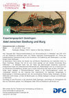 Research paper thumbnail of Expertengespräch Geislingen: Adel zwischen Siedlung und Burg