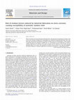 Research paper thumbnail of Role of residual stresses induced by industrial fabrication on stress corrosion cracking susceptibility of austenitic stainless steel