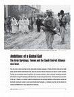 Research paper thumbnail of Ambitions of a Global Gulf The Arab Uprisings, Yemen and the Saudi-Emirati Alliance