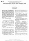 Research paper thumbnail of Elucidation and Criticism on the Hadith of Jihad