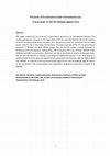 Research paper thumbnail of The Limits of Autonomous EU Sanctions under International Law: A Case Study on the Oil Embargo against Syria