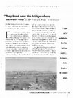 Research paper thumbnail of "They lived near the bridge where we went over:" Ellen White and Blacks, Part 1