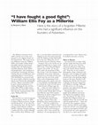 Research paper thumbnail of "I have fought a good fight": William Ellis Foy as a Millerite