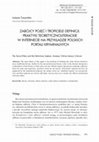 Research paper thumbnail of ZABÓJCY POJĘĆ I TROPICIELE DEFINICJI. PRAKTYKI TEORETYCZNOLITERACKIE W INTERNECIE NA PRZYKŁADZIE POLSKICH PORTALI KRYMINALNYCH The Terms Killers and the Defi nitions Seekers. Amateur Online Literary Criticism