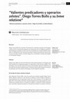 Research paper thumbnail of “Valientes predicadores y operarios zelotes”.  Diego Torres Bollo y su Breve Relatione