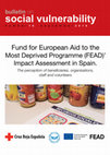 Research paper thumbnail of Fund for European Aid to the Most Deprived Programme (FEAD)’ Impact Assessment in Spain. The perception of beneficiaries, organisations, staff and volunteers