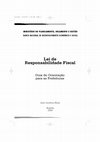 Research paper thumbnail of Lei de Responsabilidade Fiscal Guia de Orientação para as Prefeituras MINISTÉRIO DO PLANEJAMENTO, ORÇAMENTO E GESTÃO BANCO NACIONAL DE DESENVOLVIMENTO ECONÔMICO E SOCIAL