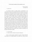 Research paper thumbnail of Tres diccionarios españoles de base gramatical y más...