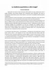 Research paper thumbnail of La medicina quantistica e altre magie 1